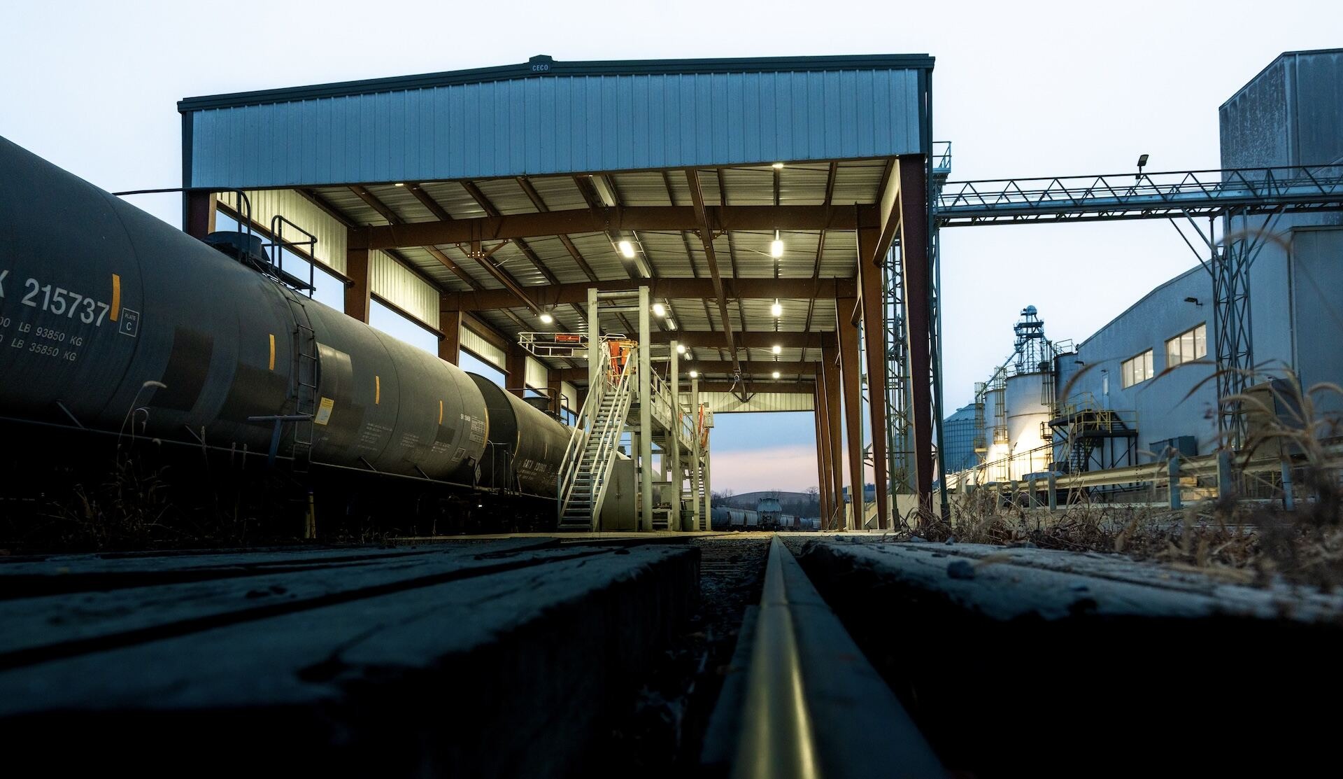 Boyd Station Canopy Building — commercial construction project in Danville, PA