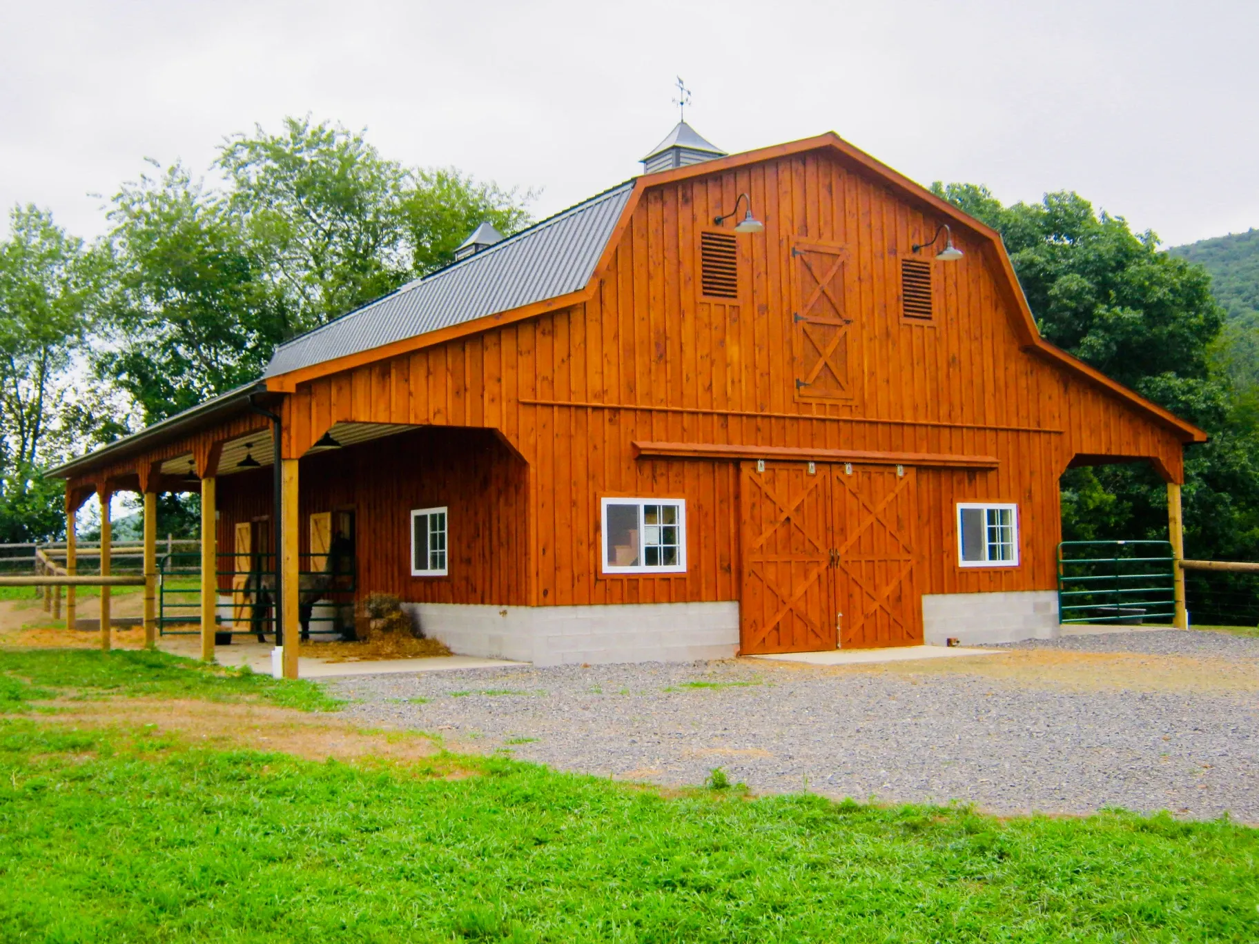 Oberhiem Barn — agricultural construction project in Mifflinburg, PA